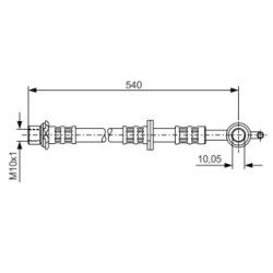 Brake Hose BOSCH 1987476834 OE Ref 90947 02A46