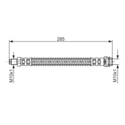 Brake Hose BOSCH 1987476841 OE Ref A 211 420 06 48