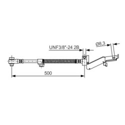 Brake Hose BOSCH 1987476865 OE Ref 4797 621