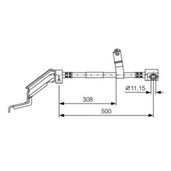 Brake Hose BOSCH 1987476866 OE Ref 4797 620