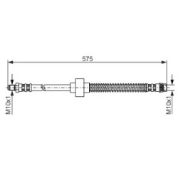 Flexible de frein BOSCH 1987476870 pour CITROËN C5 OE 480697 BOSCH