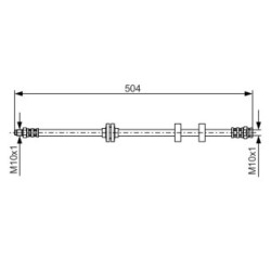 Brake Hose BOSCH 1987476879 OE Ref T23048