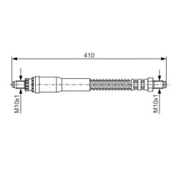 Flexible de frein BOSCH 1987476926 pour LAND ROVER DEFENDER OE SHB101370 BOSCH