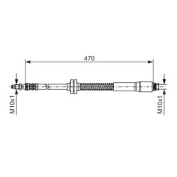Brake Hose BOSCH 1987476951 OE Ref K1479197080