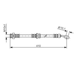 Brake Hose BOSCH 1987476961 OE Ref 51580-60G00
