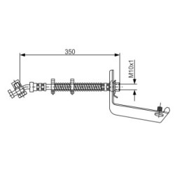 Brake Hose BOSCH 1987476976 OE Ref SHB 1012 00