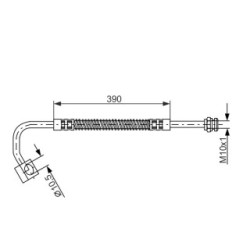Brake Hose BOSCH 1987476984 OE Ref 0K011 43810C