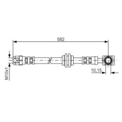 Flexible de frein BOSCH 1987476991 pour MINI MINI OE 34106779817 BOSCH