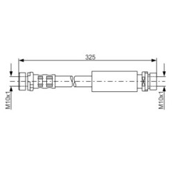 Brake Hose BOSCH 1987476994 OE Ref 1217819