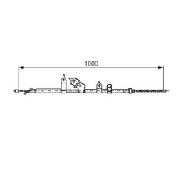 Handbrake Cable BOSCH 1987477090 OE Ref 46420 0D050
