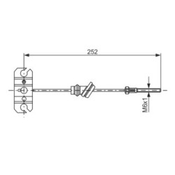 Câble de frein à main BOSCH 1987477503 pour EUNOS, MAZDA OE GA5R-44-150B BOSCH