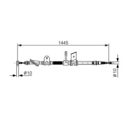 Handbrake Cable BOSCH 1987477623 OE Ref 60661488