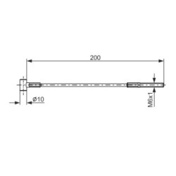 Câble de frein à main BOSCH 1987477979 pour NISSAN MICRA, REMARQUE OE 36402AX000 BOSCH