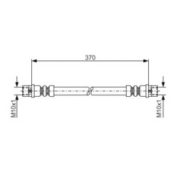 Brake Hose BOSCH 1987481003 OE Ref 904 428 05 35
