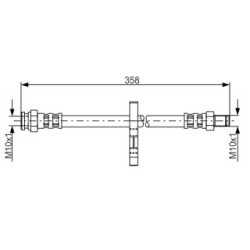 Brake Hose BOSCH 1987481019 OE Ref 4806 76