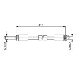 Brake Hose BOSCH 1987481020 OE Ref 2D0 611 701 D