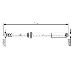 Brake Hose BOSCH 1987481022 OE Ref BP4L-43-980E