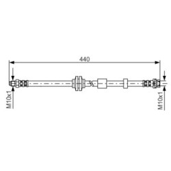 Brake Hose BOSCH 1987481059 OE Ref 30683556