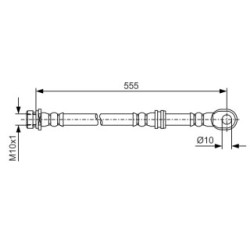 Brake Hose BOSCH 1987481087 OE Ref 4650A307