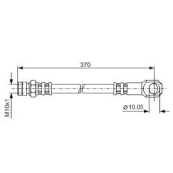 Brake Hose BOSCH 1987481094 OE Ref 631 428 00 35