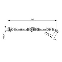 Flexible de frein BOSCH 1987481100 pour SUBARU IMPREZA, LEGACY OE 26531AA041 BOSCH