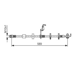 Brake Hose BOSCH 1987481102 OE Ref 4806 N3