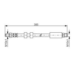 Brake Hose BOSCH 1987481117 OE Ref 9191400