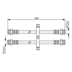 Brake Hose BOSCH 1987481118 OE Ref 7762435