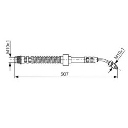 Brake Hose BOSCH 1987481150 OE Ref 46201-00Q0F