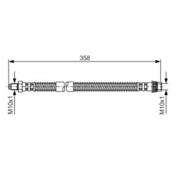 Brake Hose BOSCH 1987481152 OE Ref 46201-00QAE