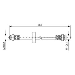 Brake Hose BOSCH 1987481180 OE Ref Q001 5337 V001