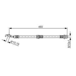 Brake Hose BOSCH 1987481288 OE Ref 0K30A 43980