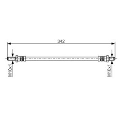 Brake Hose BOSCH 1987481348 OE Ref 1229100