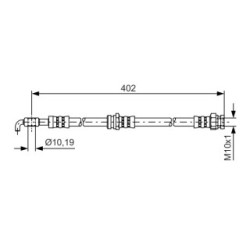 Brake Hose BOSCH 1987481445 OE Ref C001-43-980