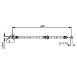 Brake Hose BOSCH 1987481497 OE Ref 58731 2E010