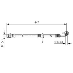 Flexible de frein BOSCH 1987481515 pour HONDA CR-V OE 01464-SWA-000 BOSCH