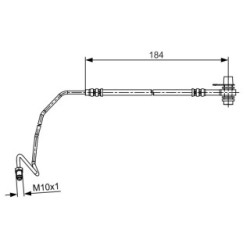 Brake Hose BOSCH 1987481534 OE Ref 8E0 611 763 K