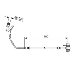 Brake Hose BOSCH 1987481535 OE Ref 8E0 611 764 K