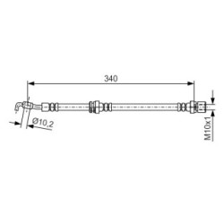 Brake Hose BOSCH 1987481551 OE Ref 96300331
