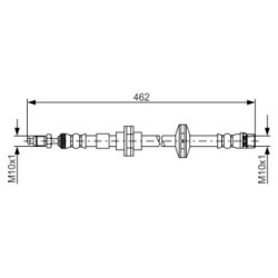 Brake Hose BOSCH 1987481565 OE Ref 46 21 000 01R