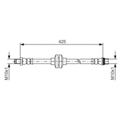 Brake Hose BOSCH 1987481567 OE Ref 46 21 000 06R