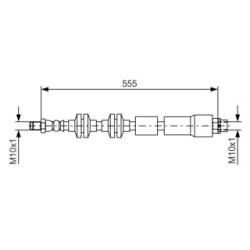 Brake Hose BOSCH 1987481569 OE Ref 34 30 6 799 424