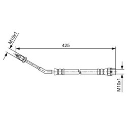 Brake Hose BOSCH 1987481579 OE Ref 34 32 6 766 967