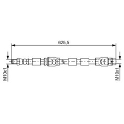 Brake Hose BOSCH 1987481589 OE Ref 34 30 6 788 436