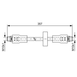 Brake Hose BOSCH 1987481591 OE Ref 4Z7 611 707 A