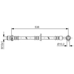 Brake Hose BOSCH 1987481606 OE Ref 26540 SA030