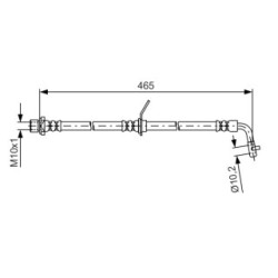 Brake Hose BOSCH 1987481613 OE Ref 90080 94162