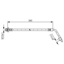 Brake Hose BOSCH 1987481623 OE Ref 46210 2S620