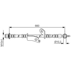 Brake Hose BOSCH 1987481641 OE Ref 90947W2013