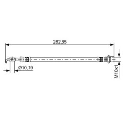 Brake Hose BOSCH 1987481643 OE Ref 90947W2011